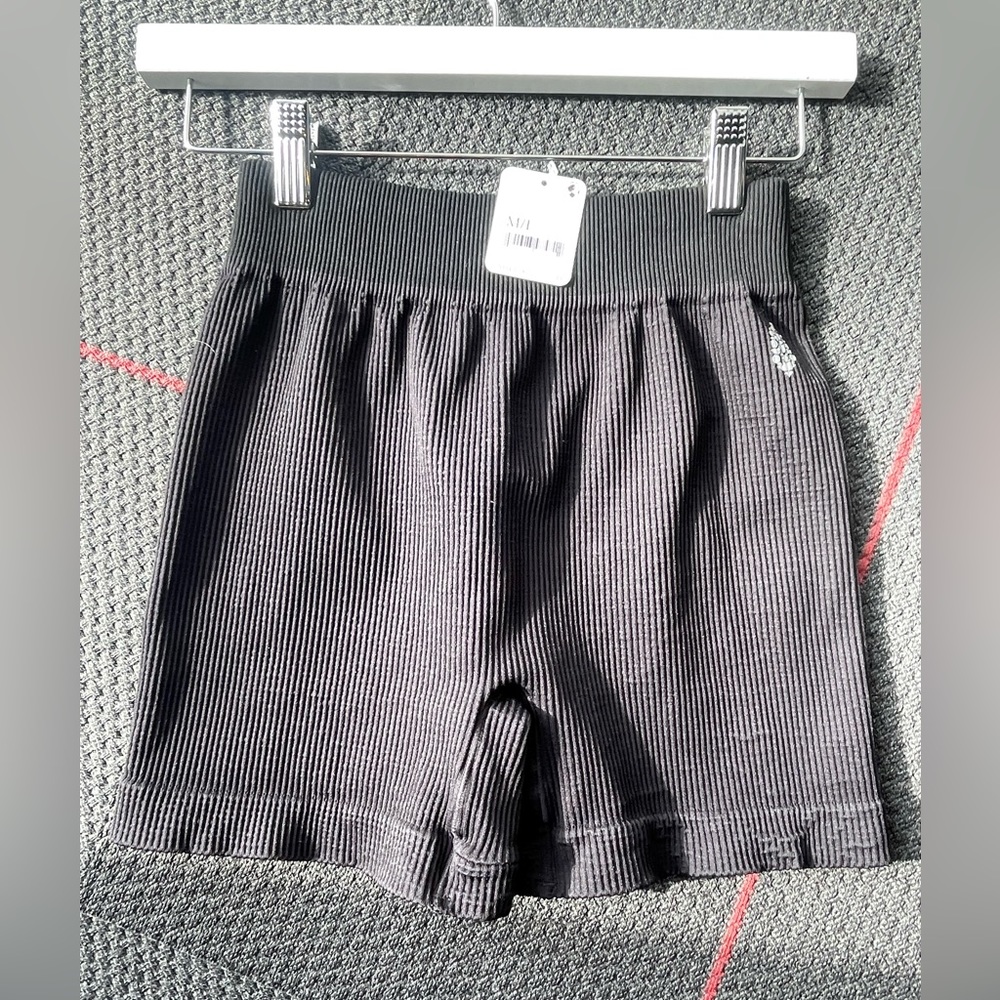 Black Free People biker shorts. NWT